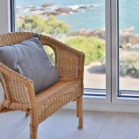Appartement De Caractere, Superbe Vue Mer 280° La Chaume Buitenkant foto